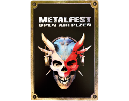 Tin plate Skull MOA