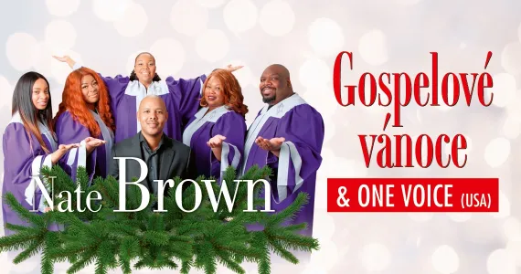 GOSPELOVÉ VÁNOCE-Nate Brown & One Voice (USA)