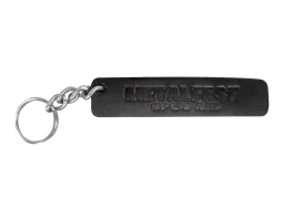 Kožená klíčenka černá MOA