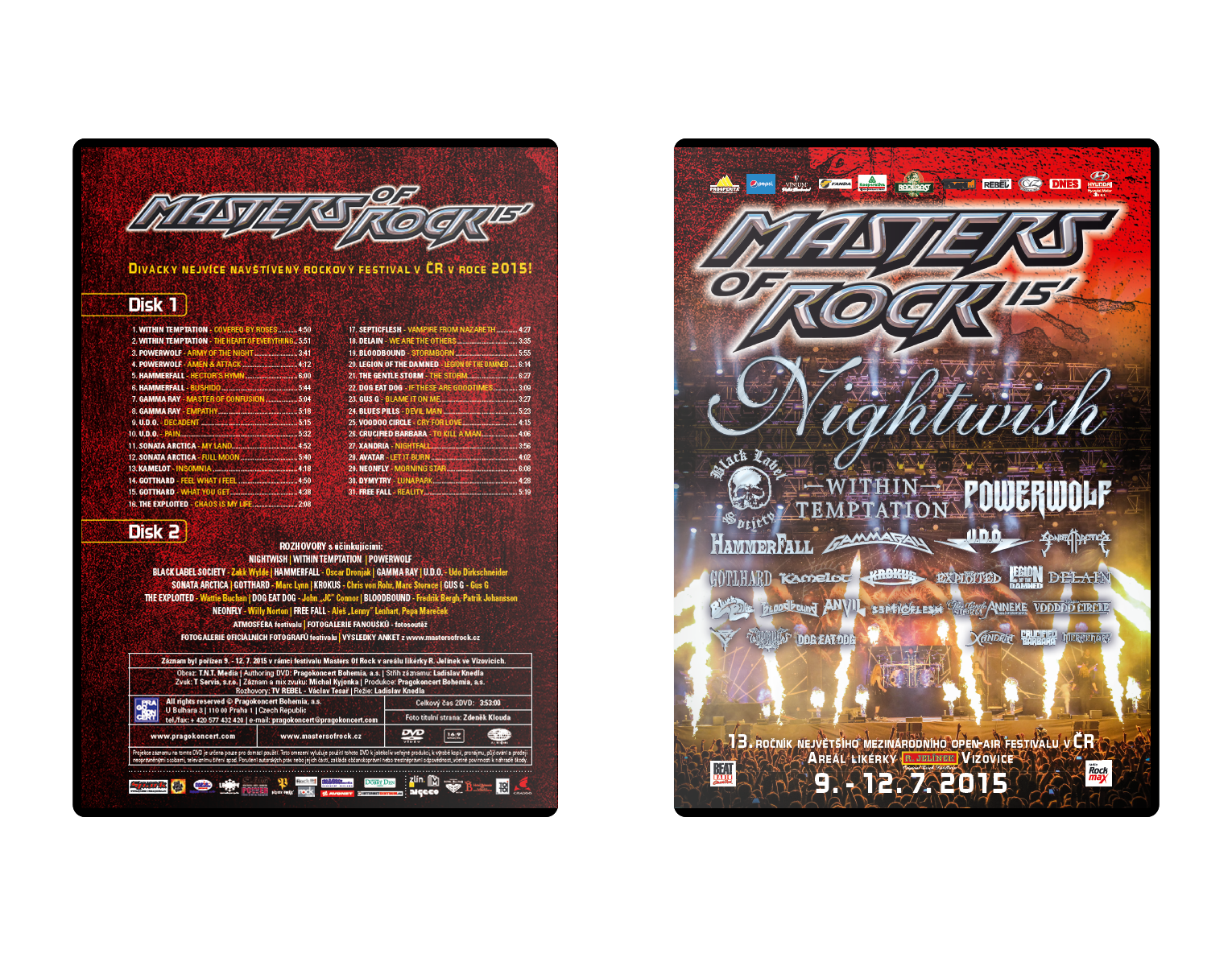 Double DVD Masters of Rock 2015
