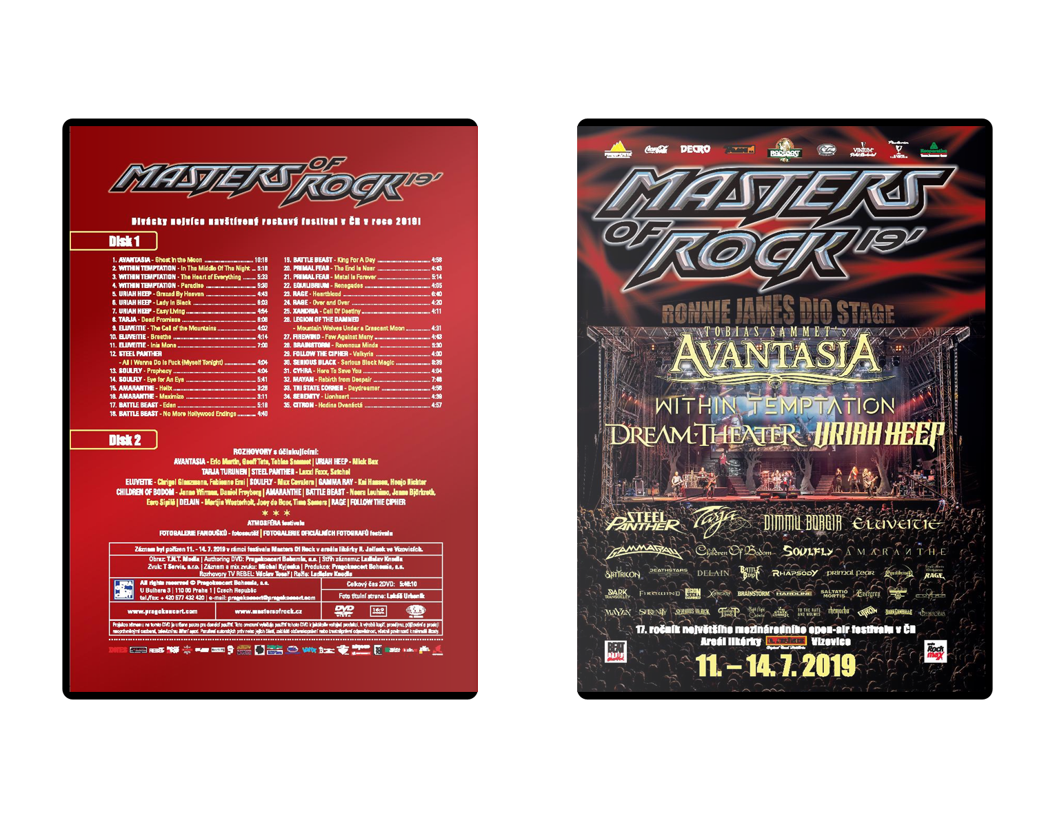 Double DVD Masters of Rock 2019